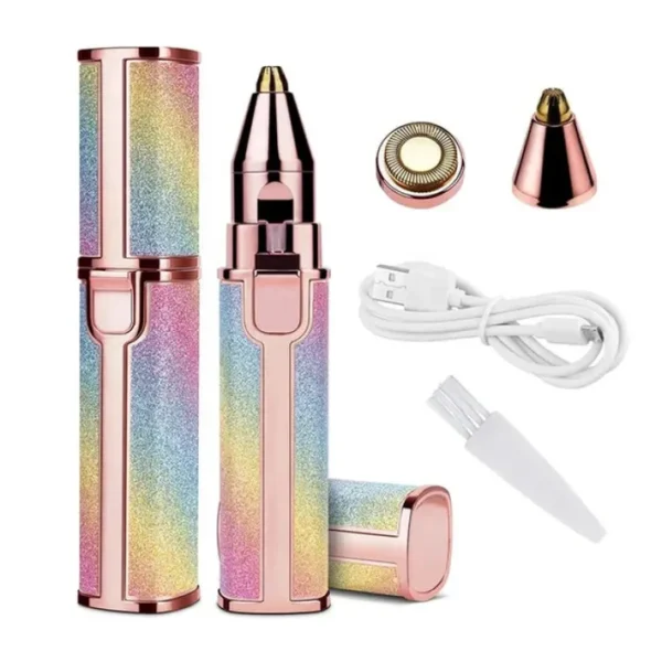 2-in-1 Eyebrow & Facial Hair Trimmer - Image 3